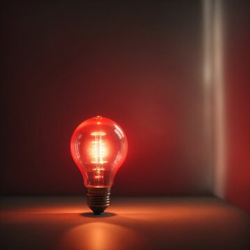 Red Light Bulb