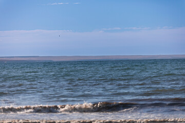 Blue ocean at Penísula de Valdés, Patagonia Argentina