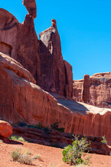 a landscape photograph taken in Arches National Park