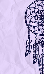 Obraz premium DREAM CATCHER COPY SPACE BACKGROUND
