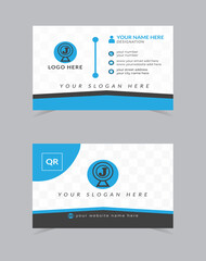 modern business card design. simple and standard template. classic colours. vector design