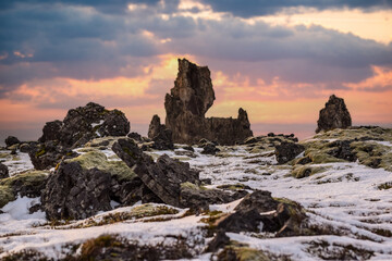 Fototapeta na wymiar Sunset in Iceland