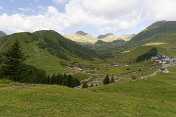 Fototapeta na wymiar Alpage de Komperdell