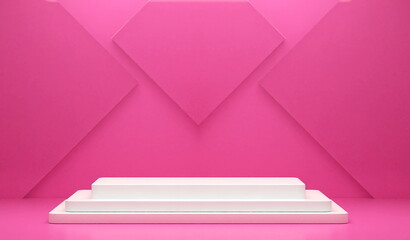 Blank backdrop pink abstract background