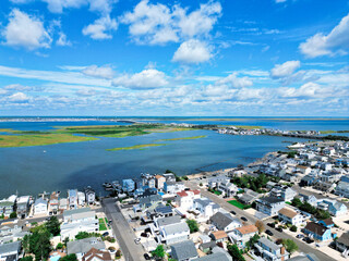 Aerial view of Ship Bottom Beach, Long Beach Island, New Jersey