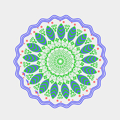 Beautiful mandala ornament design with geometric circle element made in vector Realistic Luxury mandala background beautiful mandala design illustration