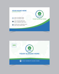 modern Business card design set template for company corporate style. simple colours and simple design. Vector illustration.