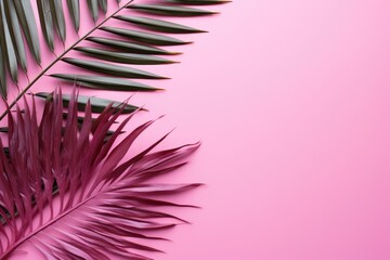 Tropical Bright Pink Background