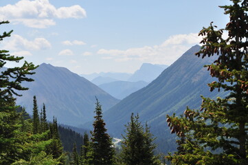 Mountains with winding road