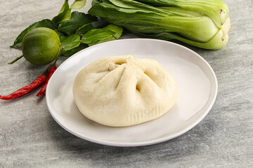 Chinese steamed bun Dim sum