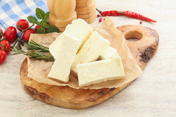 Natural organic Greek Feta cheese