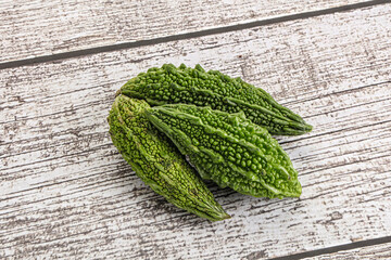 Green raw bitter lemon vegetables