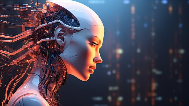 Cybernetic Woman Robot