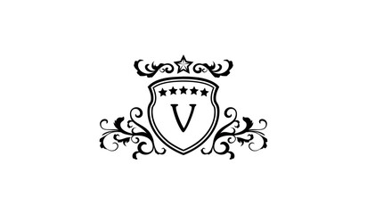 LUXURY ROYAL FLOWER LOGO V