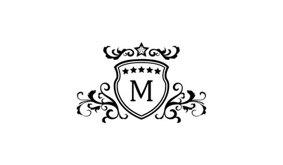 LUXURY ROYAL FLOWER LOGO M