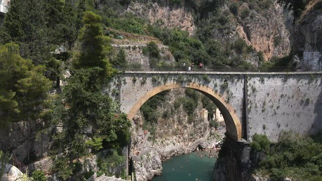 Fiordo di Furore, Amalfi Coast, Italy by Drone 9