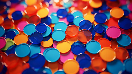 Background With Colorful Circles