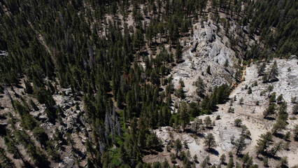 Aerial View of Sequoia National Forest, Kern County, California