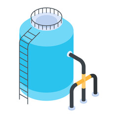 Pack of Industrial Isometric Icons 

