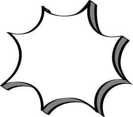 3d speech bubble balloon icon sticker memo keyword planner text box banner, flat png transparent element design