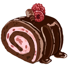 illustration of a cake