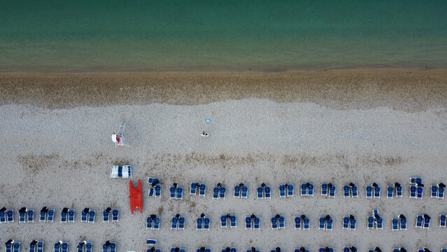beach in the morning
