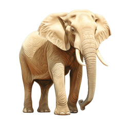 Obraz premium Large ivory elephant located in Surin Thailand