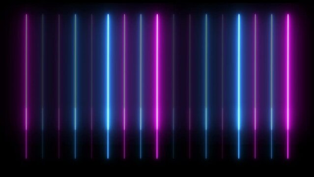 Glowing lines Led neon loop suitable for concerts, tv shows, vj projections, dance music videos, show parties, night clubs, discos, and much more. 4k