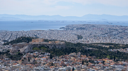 Athen-Panorama mit Akropolis