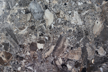 Marble as background for design.Grey abstract marble. Floor covering is made of porcelain stoneware.