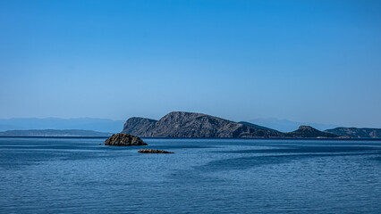 Fototapeta na wymiar Insel Hydra (Griechenland), Blaue Küste