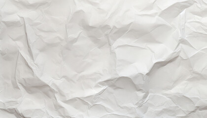 Naklejka premium crumpled creased crinkled paper texture white cream color pattern background wallpaper