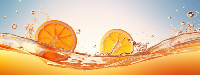 orange juice splash