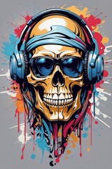 skull drawing