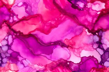 Alcohol ink pink seamless background. Paint marble print. Ink, paint, abstract. Alcohol ink modern...