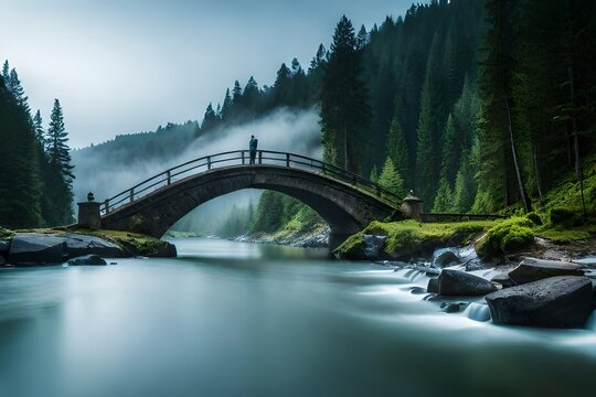 bridge over the river