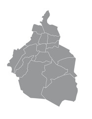 CDMX Mexico City map