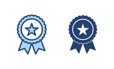 Badge icon vector. Awards icon vector. Achieve sign and symbols