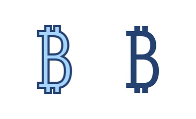 Bitcoin icon vector. bitcoin sign and symbol. payment symbol. cryptocurrency logo
