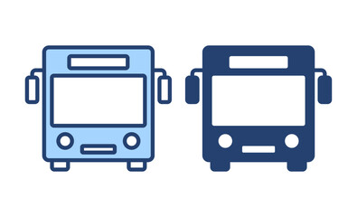 Bus icon vector. bus sign and symbol
