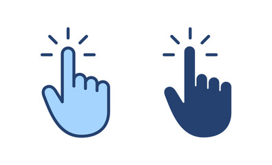 Obraz premium Hand cursor icon vector. cursor sign and symbol. hand cursor icon clik