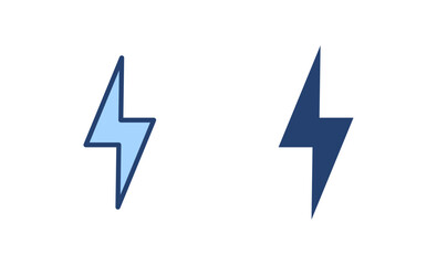 Lightning icon vector. electric sign and symbol. power icon. energy sign