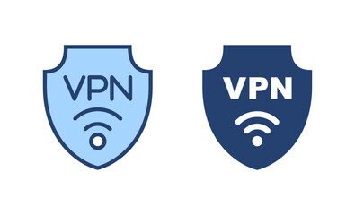 Vpn icon vector. Private network sign and symbol. virtual private network icon.