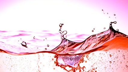 red wine splash