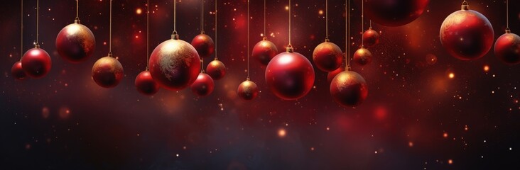 Fototapeta na wymiar Balls for christmas decoration, holiday and festivities concept, bokeh background. Generative AI 