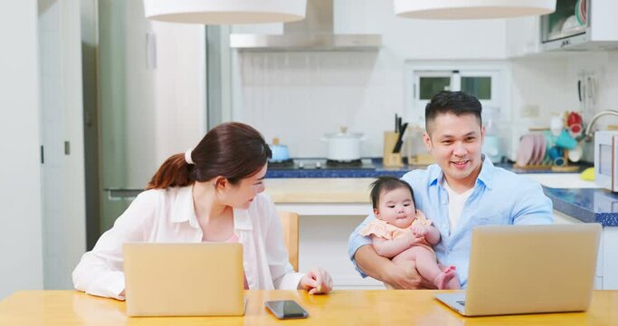asian parent work from home