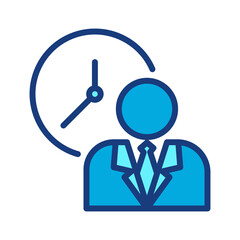 
work time icon,vector logo, isolate on a white background
