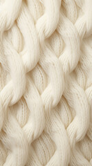 vertical woolen background A warm cream shade, knitted wool that evokes comfort with its texture. 