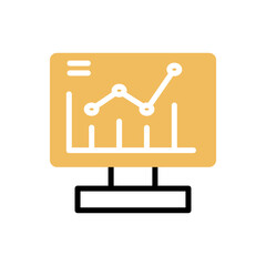 
 data analysis, agency, graph, business computer document, plan symbol., logo, isolate on a white background
