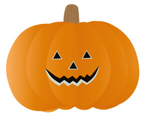 Halloween pumpkin cartoon vector design illustration